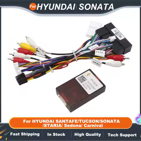 For HYUNDAI SANTAFE/TUCSON/SONATA/STARIA/ Sedona/ Carnival Car Radio Canbus Box Decoder HY-SS-04 Wit