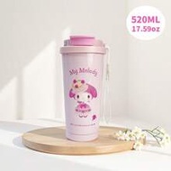 Sanrio Licensed 304 Coffee-To-Go Cup 520mL/17.58 Oz, Unique Character Elements Decorate The Cup Body