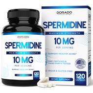 Spermidine Supplement (10mg of 99% Spermidine 3HCL - Third Party Tested) 120 Capsules - Over 100x Mo