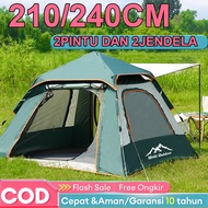 TENDA Person Camping Tent Automatic Camping Tent Capacity 4-6 Waterproof UV Portable Folding Camping
