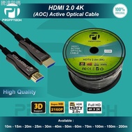 ,,,, Hdmi Optical Fiber Active Cable 2.0 4K 15m Afftech