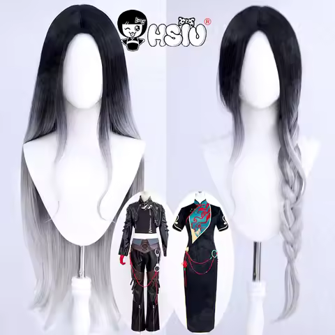 Angell Cosplay Wig Costume Fiber synthetic wig Game Path to Nowhere Cosplay Wig「HSIU 」Black Gradient