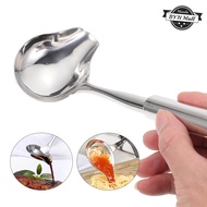 Stainless Steel Sauce Ladle With Pour Spout Durable Kitchen Utensil Long Handle Sauce Drizzle Spoon