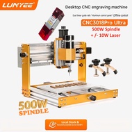 [LOCAL STOCK] HIGH PRECISION & QUALITY POWERFUL LUNYEE 3018 Pro Ultra CNC Router for Engraving & Cut
