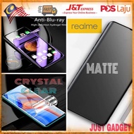 REALME 1/2PRO/2/3PRO/3/3i/5PRO/5/5i/6PRO/6/6i/7 5G/7/7i/7PRO Hydrogel Screen Protector Matte Clear A