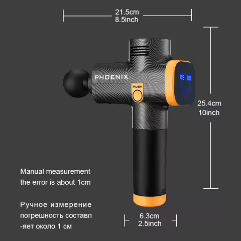 Phoenix A2 Massage Gun Muscle Relaxation Deep Tissue Massager Dynamic Vibrator Back Portable Handhel