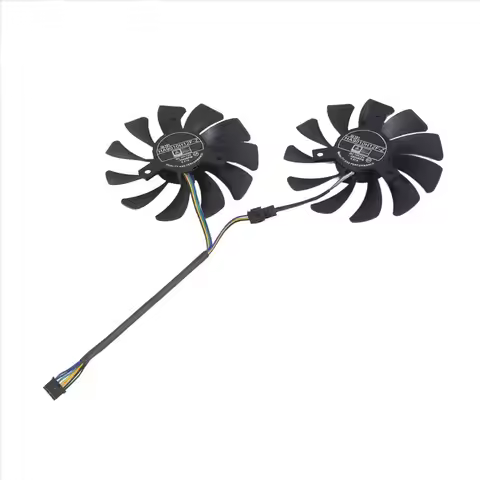ABGN New 1 Pair Graphics Card Fan 85Mm Ha9010H12F-Z 4Pin Cooler Fan Replacement For Gtx 1060 Oc 6G G