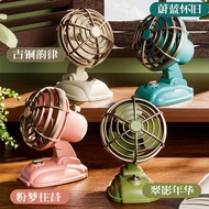 jisulife mini fan jisulife fan Desktop Handheld Small Fan Mini Charging Retro High Wind Portable Lit