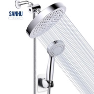 Shower Heads, High Pressure Rainfall and Handheld Shower Head Combo, 3 Mode Detachable Dual Shower Head for Bath