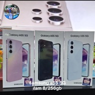 NEW PROMO TERMURAH SAMSUNG GALAXY A55 5G  ram 8/256 dan 12/256gb lengkap dengan casan