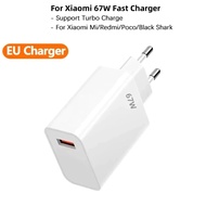 Original Xiaomi 67W Turbo Charger Fast Charging Adapter USB Type-C Cable Quick Charging For Mi 9 10