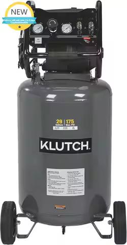 29-Gallon Air Compressor, 2.5 HP, 120 Volts, 175 PSI