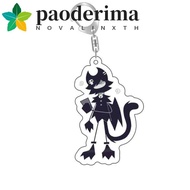 PAODERIMA Fundamental Paper Education Keychain, Fundamental Paper Education Acrylic Miss Circle Acry