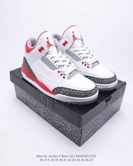 Nike Air Jordan 3 Retro SE OG"Fire Red" AJ3 Classic design Men's and women's basketball shoes