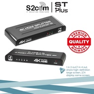 4K@30Hz 4K@/60Hz HDMI UHD Splitter 3D Support 1 Input To 2/4/8/16 Output Display
