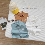 Boy's shirt Sleeveless Welding clothes, fashionable shirts for baby Bemooi