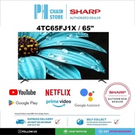 SHARP FJ1X SERIES 50-75" 4K UHD GOOGLE TV SLIM DESIGN | 4TC50FJ1X 4TC55FJ1X 4TC65FJ1X 4TC75FJ1X
