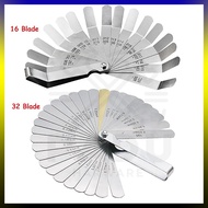Metric Feeler Gauge Thickness Gauge 32/17/16/14 Blade Filler Feller Engine Valve Tappet Clearance Ad