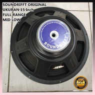 Speaker Woofer Soundrifft 15 Inch 15" Full Range Original 15In Murah