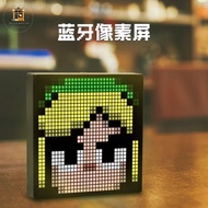 Gaming Style Bluetooth app Pixel Screen Bluetooth Luminous Stall Rhythm Clock rgb Desktop Atmosphere Light Room Decoration