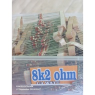 10 pcs resistors 1/4 watt 8k2 ohm