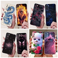 For Oneplus Nord Case OnePlus AC2001 AC2003 Phone Cover Cool Dragon Lion Soft Silicone Protective Co