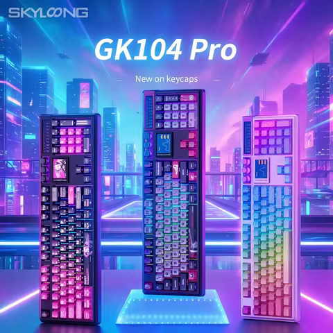 SKYLOONG GK104 Pro Wireless Mechanical Keyboard 100% Custom Keyboard Hot-Swapp Low-noise Switch for 