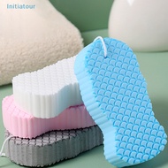 [Initiatour] Fiber Body Scrub Bath Sponge Exfoliag Brush Magic Bathroom Products Household Merchandises Home Garden
