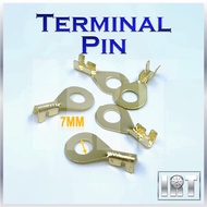Terminal Pin Ring 7mm Wiring Wire Lug Lux Modifed Starter Relay Alarm Horn Saga Wira LMST Iswara Kancil Kenari BLM FLX