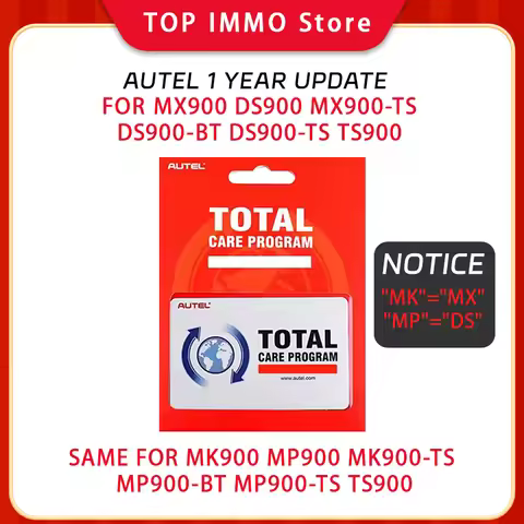 Autel Update Service Subscription Software MX900 MK900 DS900 MP900 MX900-TS MK900-TS DS900-BT DS900-