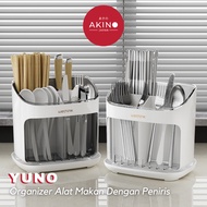 AKINO - 192 YUNO Minimalist Cutlery Organizer Aesthetic Chopstick Rack Cutlery Holder Cutlery Dryer 