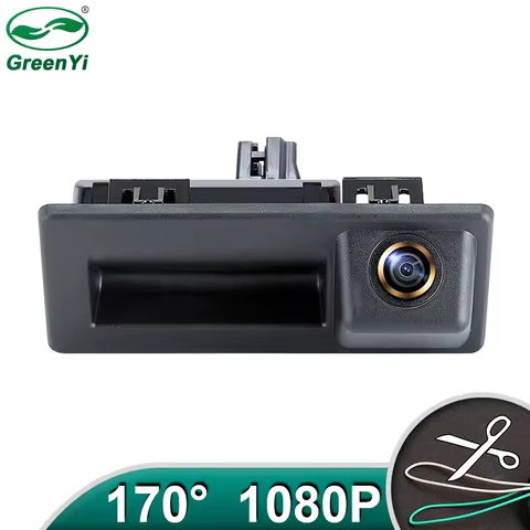 AHD 1080P 170 Degree Car Trunk Handle Switch Rear View Camera For Audi A3 A4 VW Touran Tiguan T6 Pol