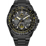 Citizen Eco-Drive Promaster Skyhawk A-T Black Ion Plated Bracelet Watch | 46mm | JY8127-59E, 9 inche