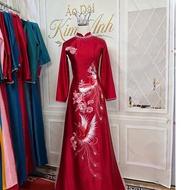 RuBy Embroidered Ao Dai, Party Ao Dai, Photography Ao Dai, Middle-Aged Ao Dai, Ao Dai for Mother AD7