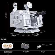 Boys Remote Control Warship Assembly Model Gift Anti-Air Defense Toy Blocks Plastic Magnetic Pieces 
