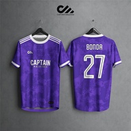【 Free Customization Name 】 New Design Football Five-a-side Football Jersey Men's Malaysia Team T-sh