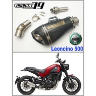 Project79 Exhaust Benelli LEONCINO 500 Short Slip on Piping Muffler Stainless Steel Project79 QPM02C