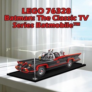 Lego Transparent Acrylic Display Box For Lego 76328 Batman : The Classic TV Series Batmobile Popmart