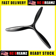 RC Plane Propeller 3 Blades 9060x3 Motor Shaft 3mm Kipas Kapal Terbang Kawalan Jauh 2pcs