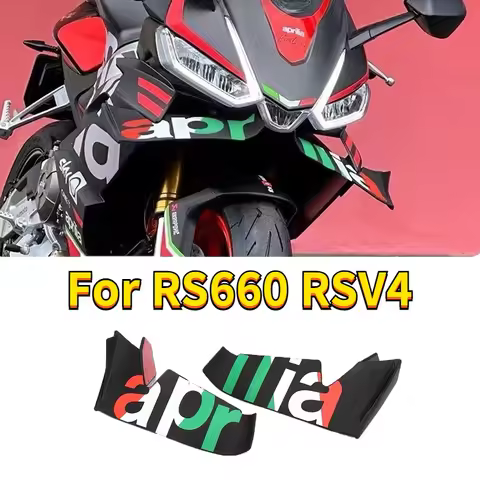 For Aprilia RS660 RS 660 rs660 Motorcycle Winglet Aerodynamic Wing Kit Spoiler front spoiler lower l