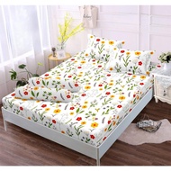 SET SPREI MOTIF TERBARU AESTETIC KOREAN BAHAN DISPRES CLOUDY GREY|CLOUDY PINK|FLORAL GREEN|FLORAL WHITE|RAINBOW BEATS|FLORAL BLUE UKURAN 90X200|120X200|140X200|160X200|180X200 TERMURAH ADEM LEMBUT