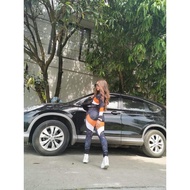 SXB MARBLE SHAPING EFFECT TECH LEGGING COMPRESSION WOMEN'S SPORTS SUIT