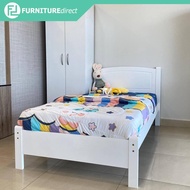 single bed frame Furniture Direct THOMAS single bed frame wood/ katil single kayu/ single bed/ wooden single bed