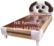 เตียงบล๊อค เตียงเด็ก ขนาด3.5ฟุต หัวการ์ตูนน่ารั๊ก Block bed children bed size 3.5 feet cartoon head