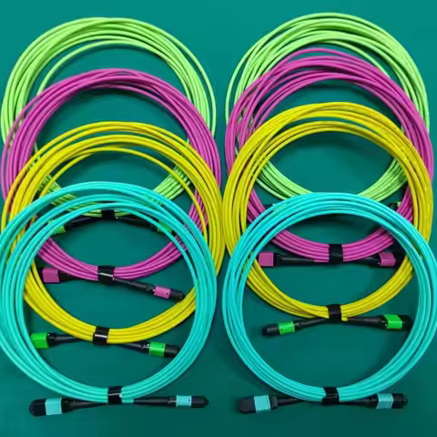 MPO to MPO/LC Fiber Optic Cable OM3/OM4/OM5 8/12Core Multi-Mode Patch Trunk Jumper Cord 40Gb/100Gb F