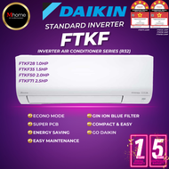 [DELIVERY ONLY] DAIKIN INVERTER AIR CONDITIONER WALL MOUNTED FTKF 1.0HP - 2.5HP R32 BUILT IN WIFI