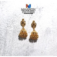 2.52GM-916 GOLD JIMIKI THODU-916 SUBANG-916 INDIAN EARRING-916 EARRING-916 FANCY JIMIKI EARRING-916 