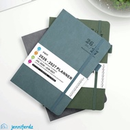 JENNIFERDZ Agenda Planner Notebook, Convenient Simple 2026-2027 Schedule Book, Week Planner Multi Fu