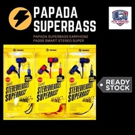 Handsfree Papada PA200 / Earphone Super Bass 100% ORIGINAL