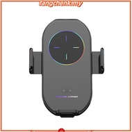 EYD A7S Car Wireless Charger Automatic Clamp Phone Holder With Charging For IOS Android